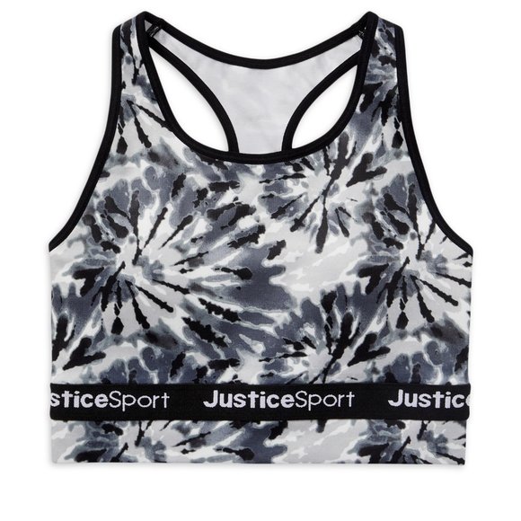 2pack Justice Sport Seamless Longline Bra One Tie Dye & One solid Oh So Soft ! - Picture 3 of 7